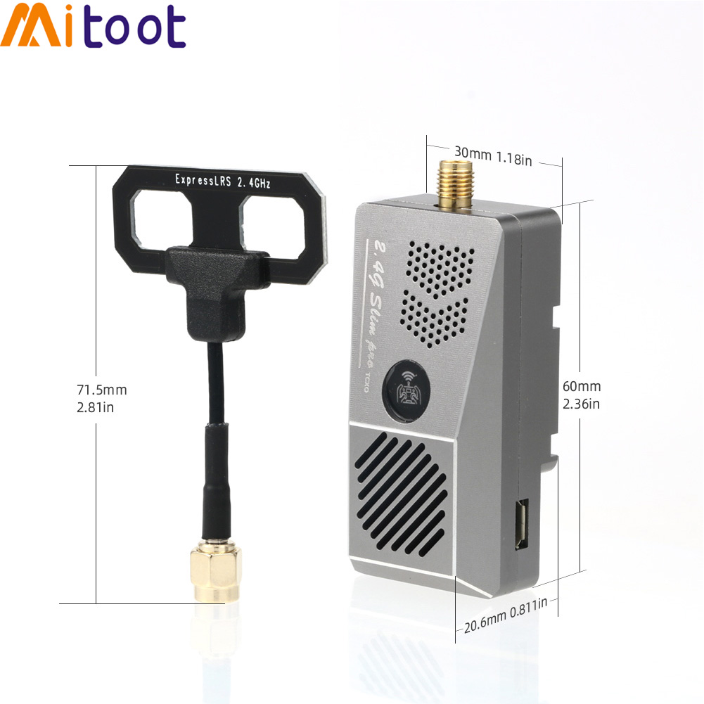 Happymodel Expresslrs Elrs Es24Tx Pro 1000Mw - Modulo TX Happymodel 2.4G ExpressLRS ELRS