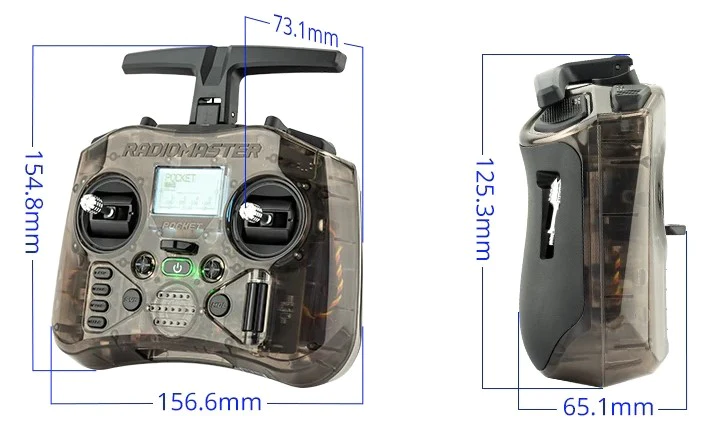 Radiomaster Pocket LBT per EU  - Radiomaster Pocket Elrs M2 recensione e prezzo
